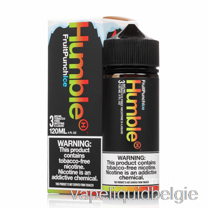 Vape België Ijsfruitpunch - Bescheiden Sap Co - 120ml 3mg